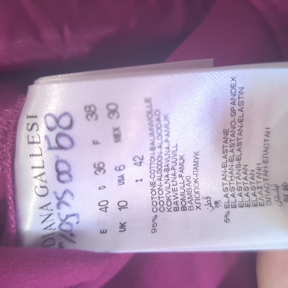 Fuchsia Knee Length Skirt - Picture 5 of 5